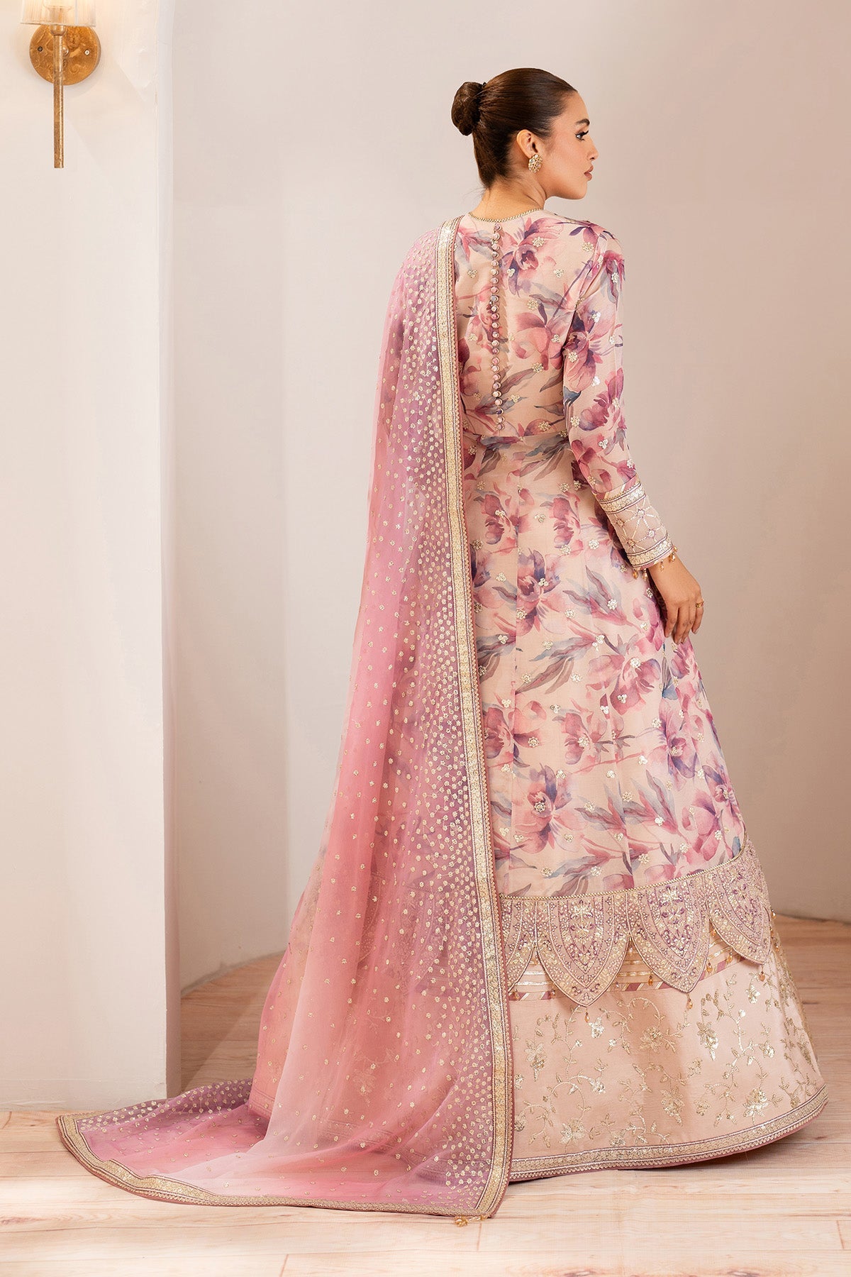Fleur - Embroidered Printed Chiffon