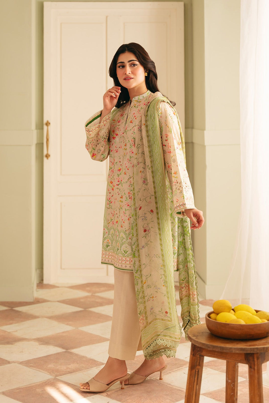 Raya Embroidered Lawn