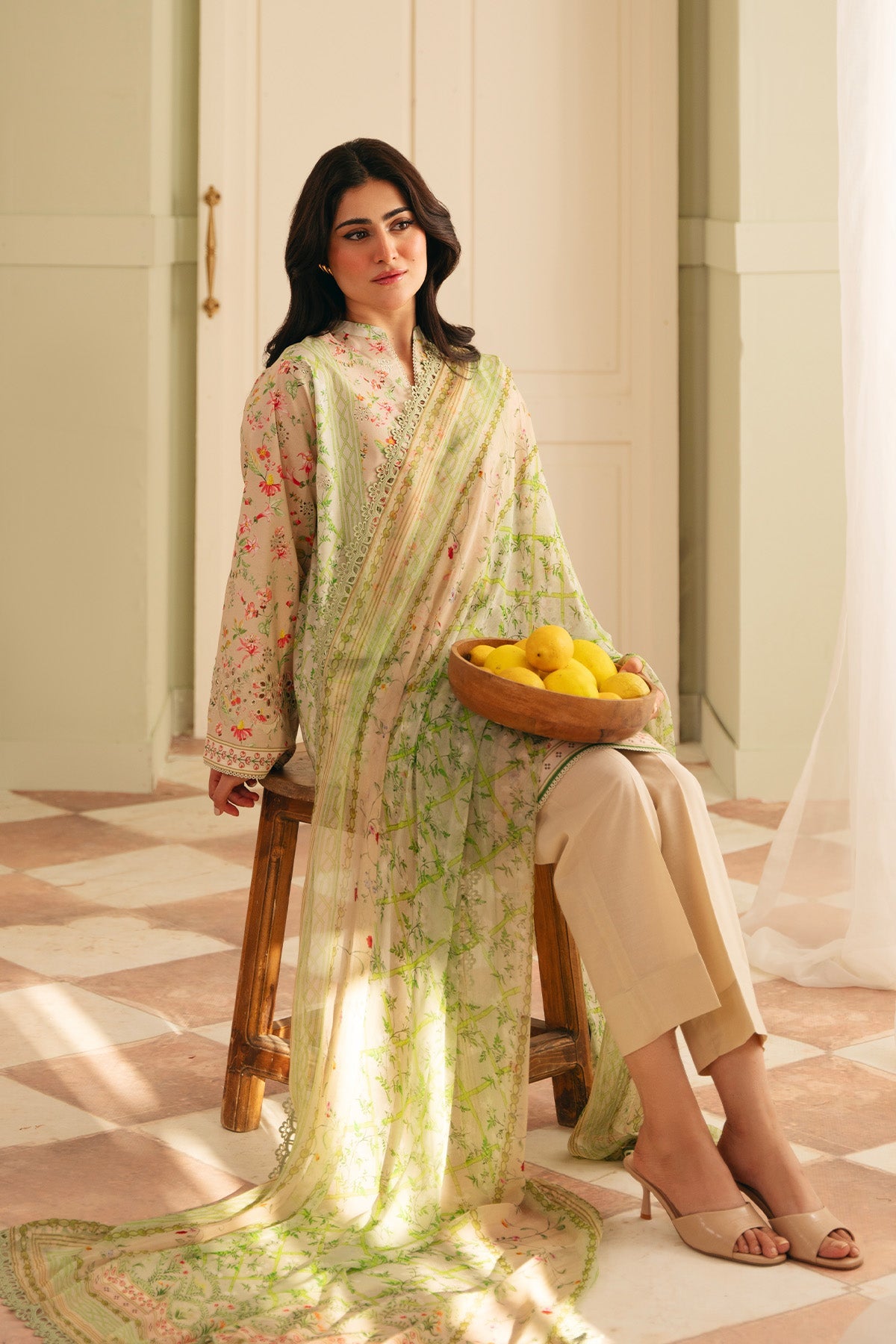 Raya Embroidered Lawn