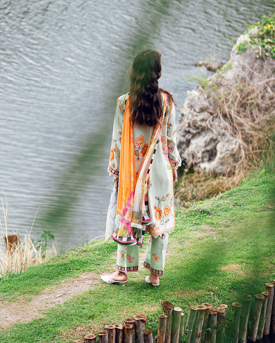 Garden veil Printed Lawn