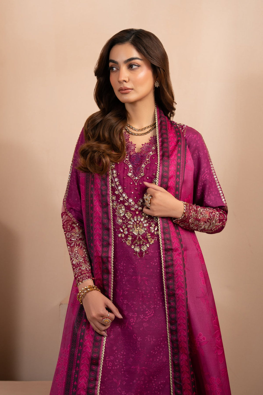 Unstitched Luxury 3 pc