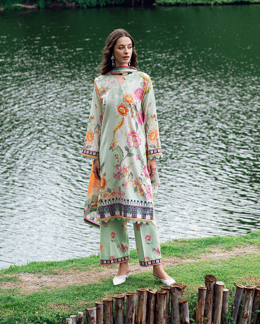 Garden veil Printed Lawn