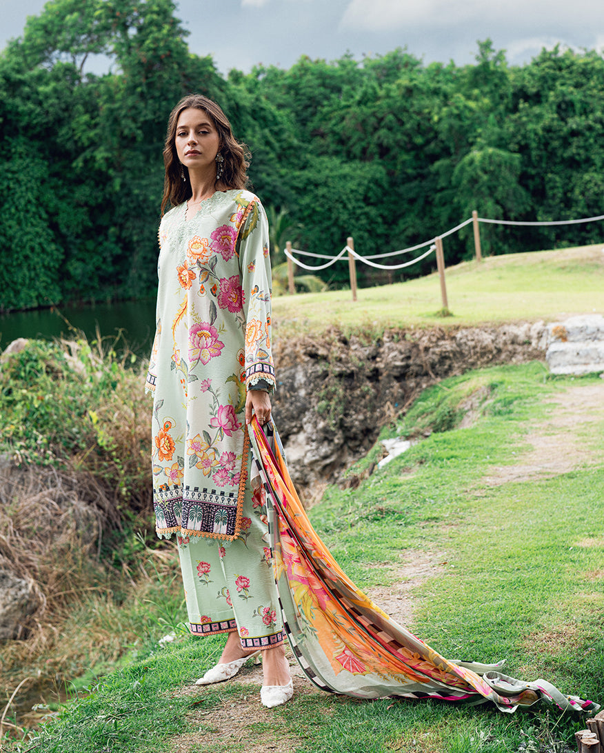 Garden veil Printed Lawn