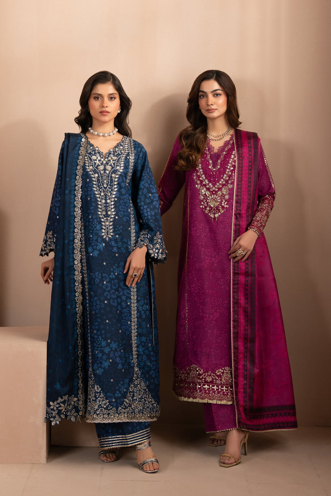 Unstitched Luxury 3 pc