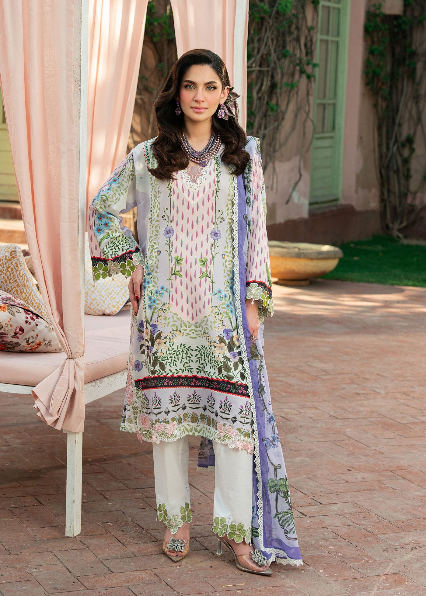 Cocktail Summer Print Lawn
