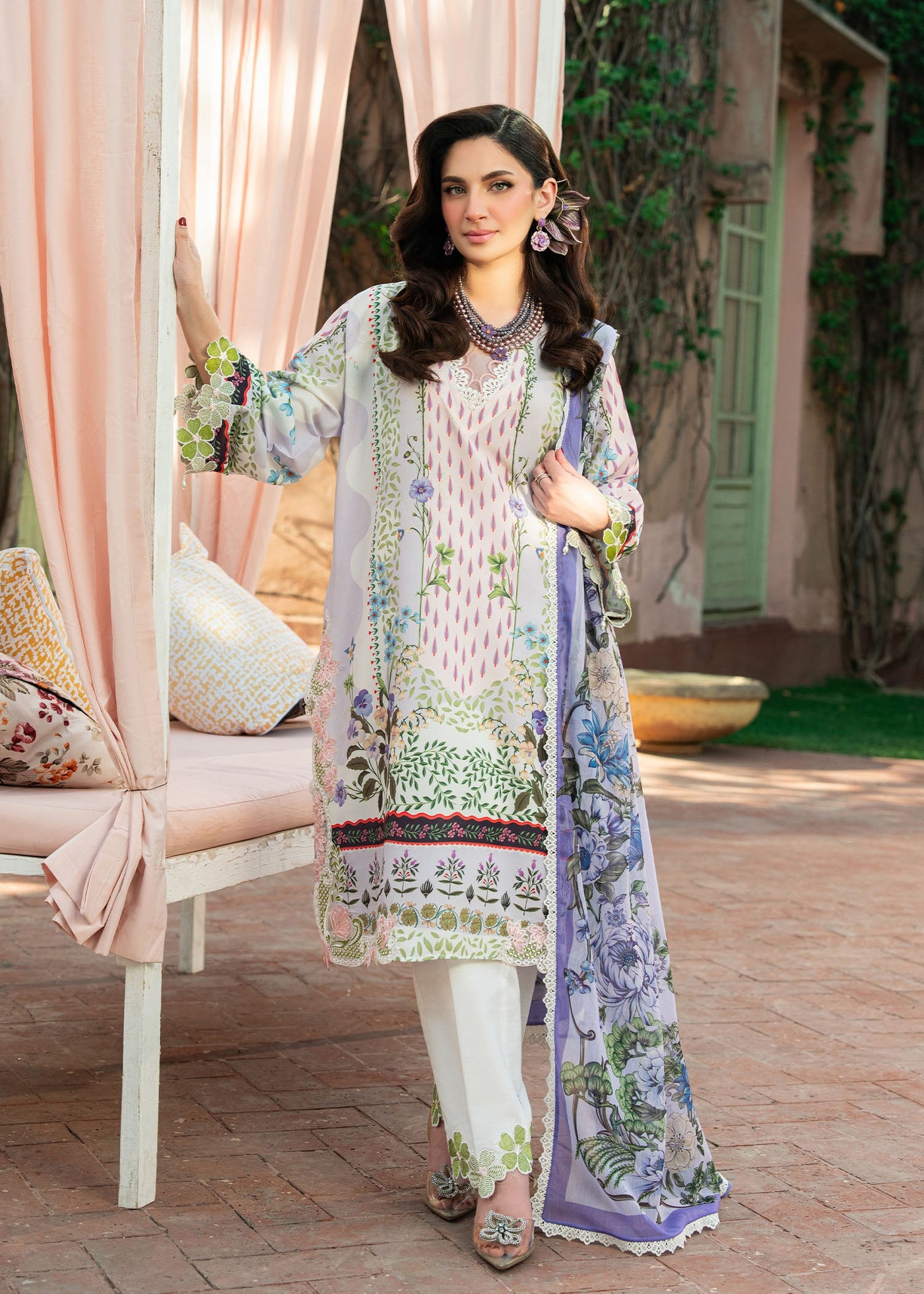 Cocktail Summer Print Lawn