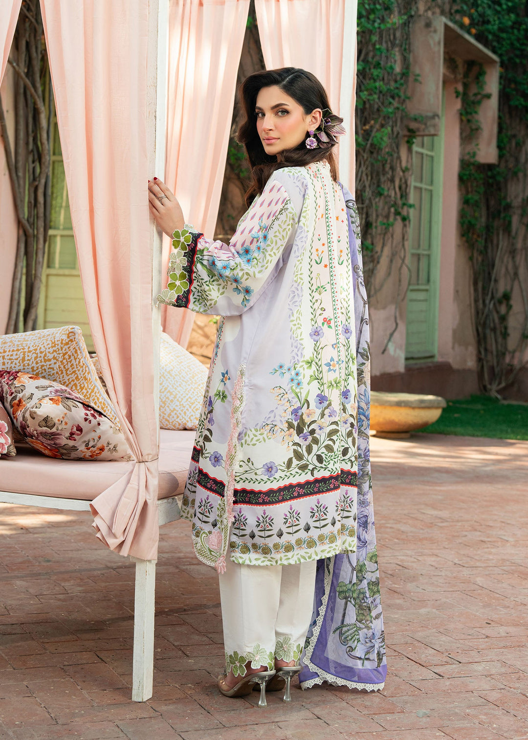 Cocktail Summer Print Lawn