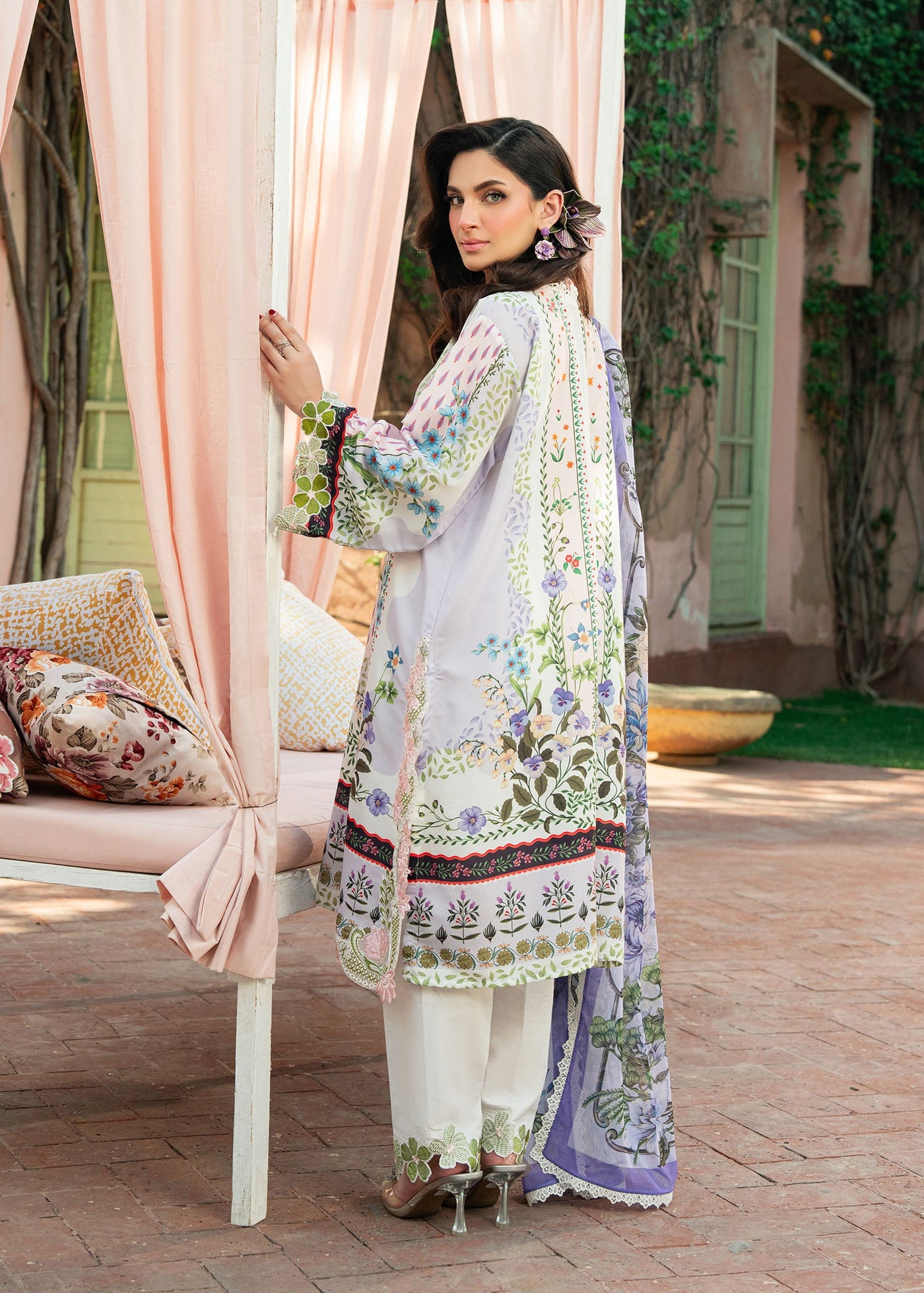 Cocktail Summer Print Lawn