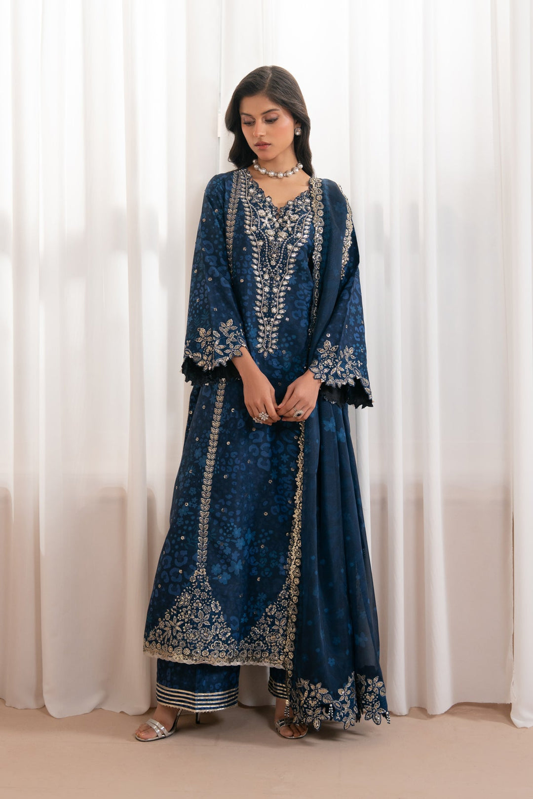 Unstitched Luxury 3 pc