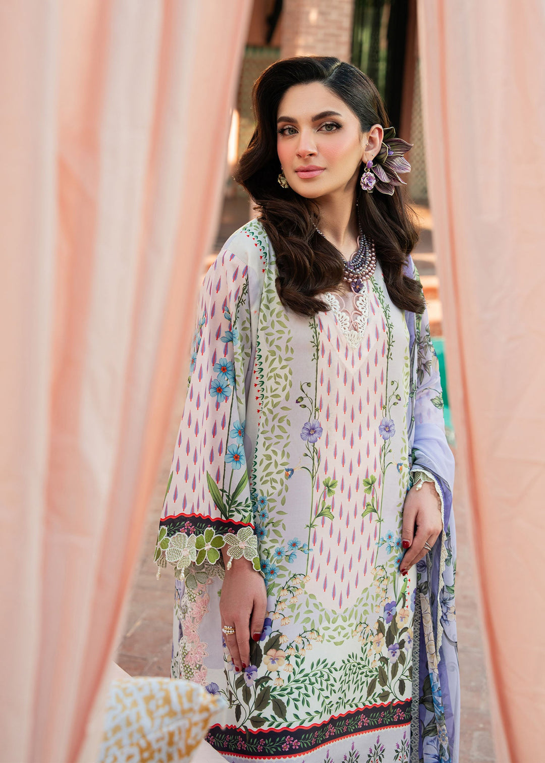 Cocktail Summer Print Lawn