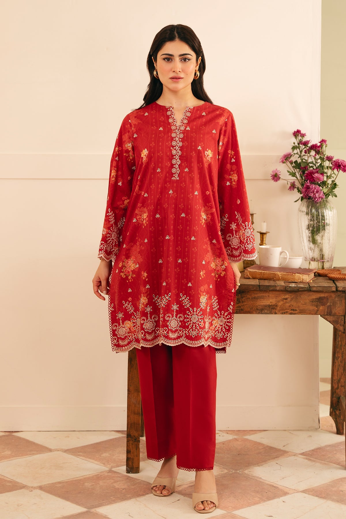 Raya Embroidered Lawn