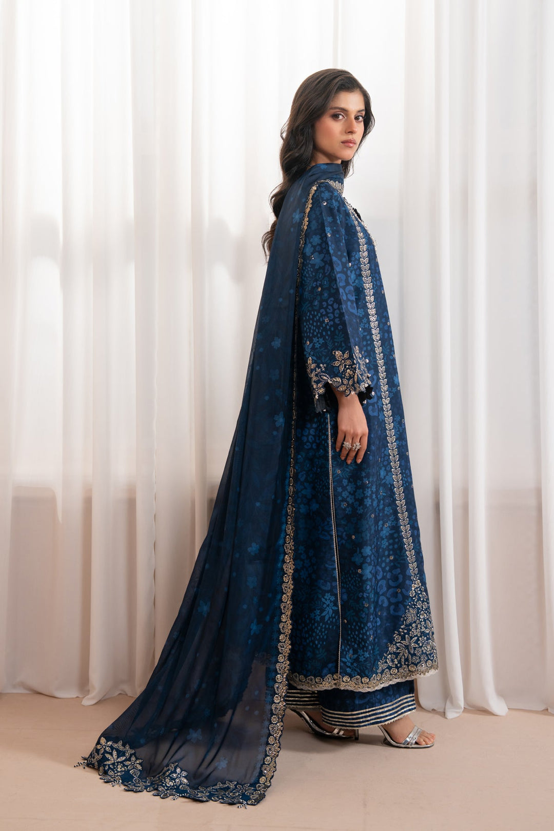 Unstitched Luxury 3 pc