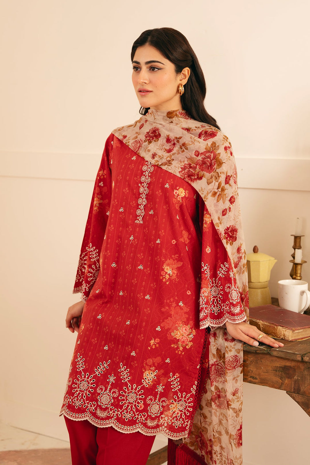 Raya Embroidered Lawn