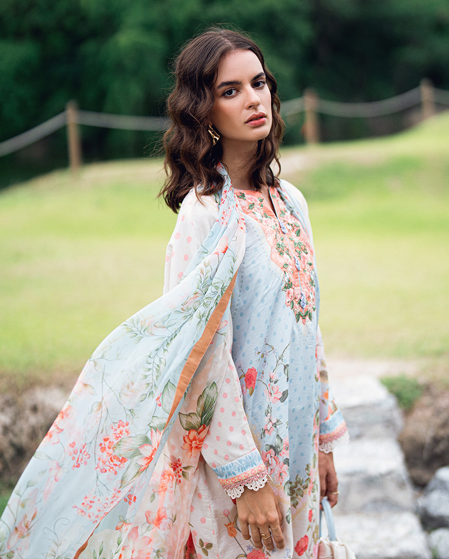 Garden veil Printed Lawn