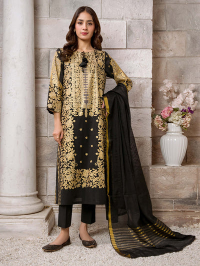 Limelight-2 Piece Lawn Suit-Paste Print (Unstitched)U2969-BALCK