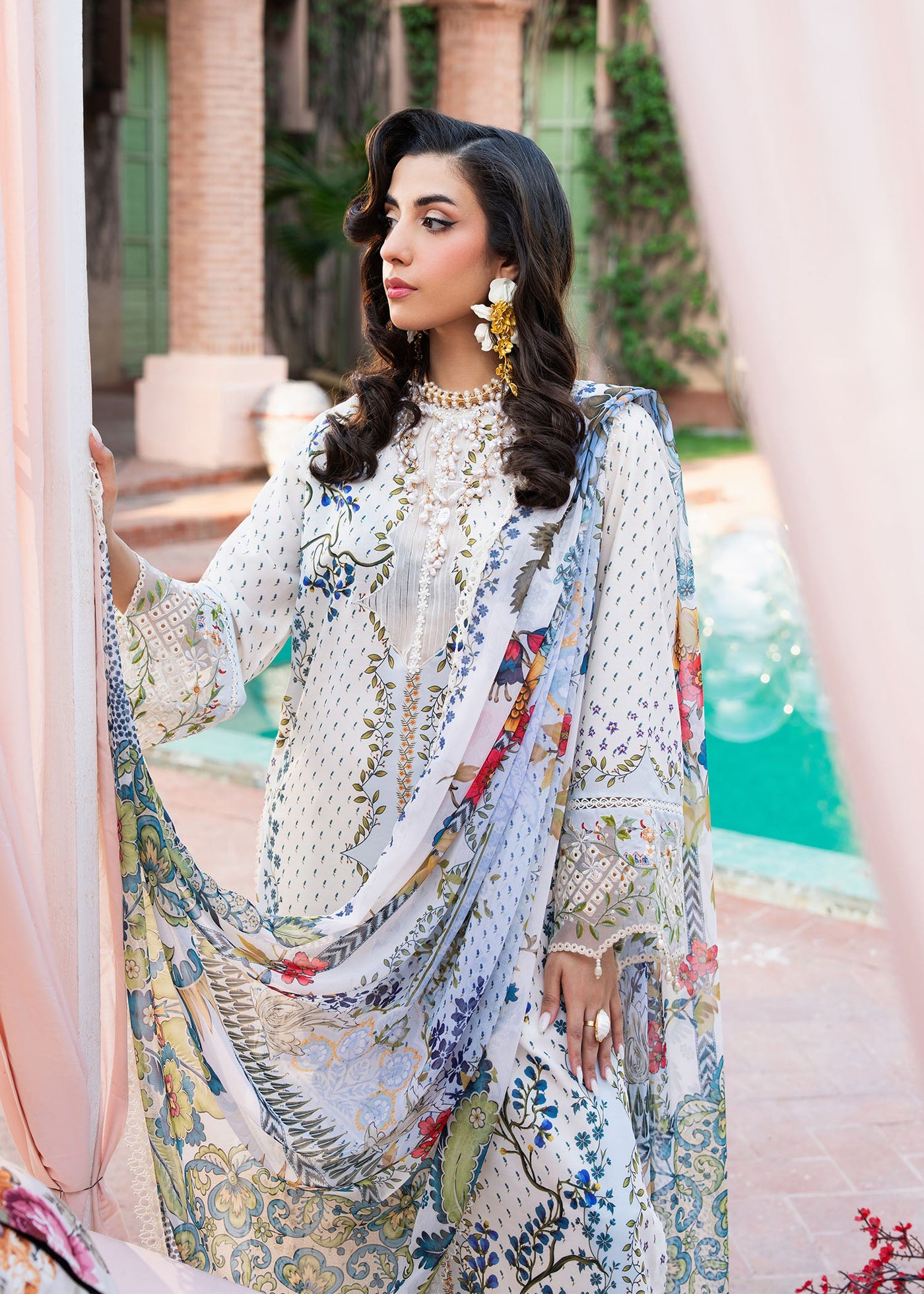 Cocktail Summer Print Lawn