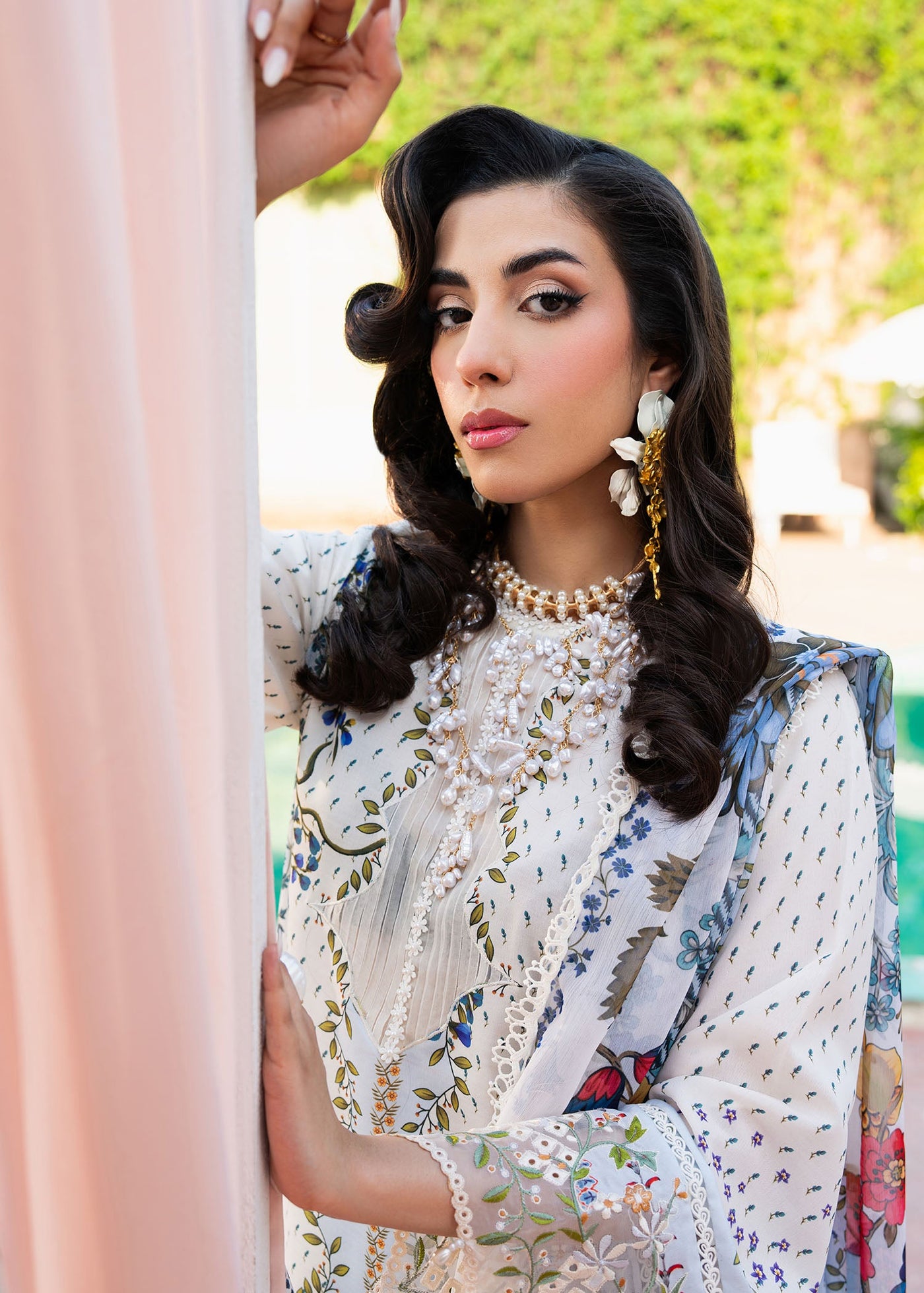 Cocktail Summer Print Lawn