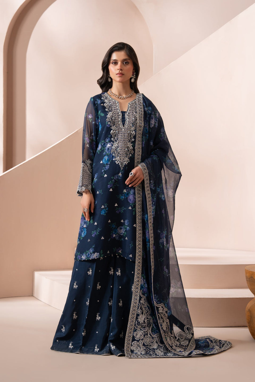 Unstitched Luxury 3 pc