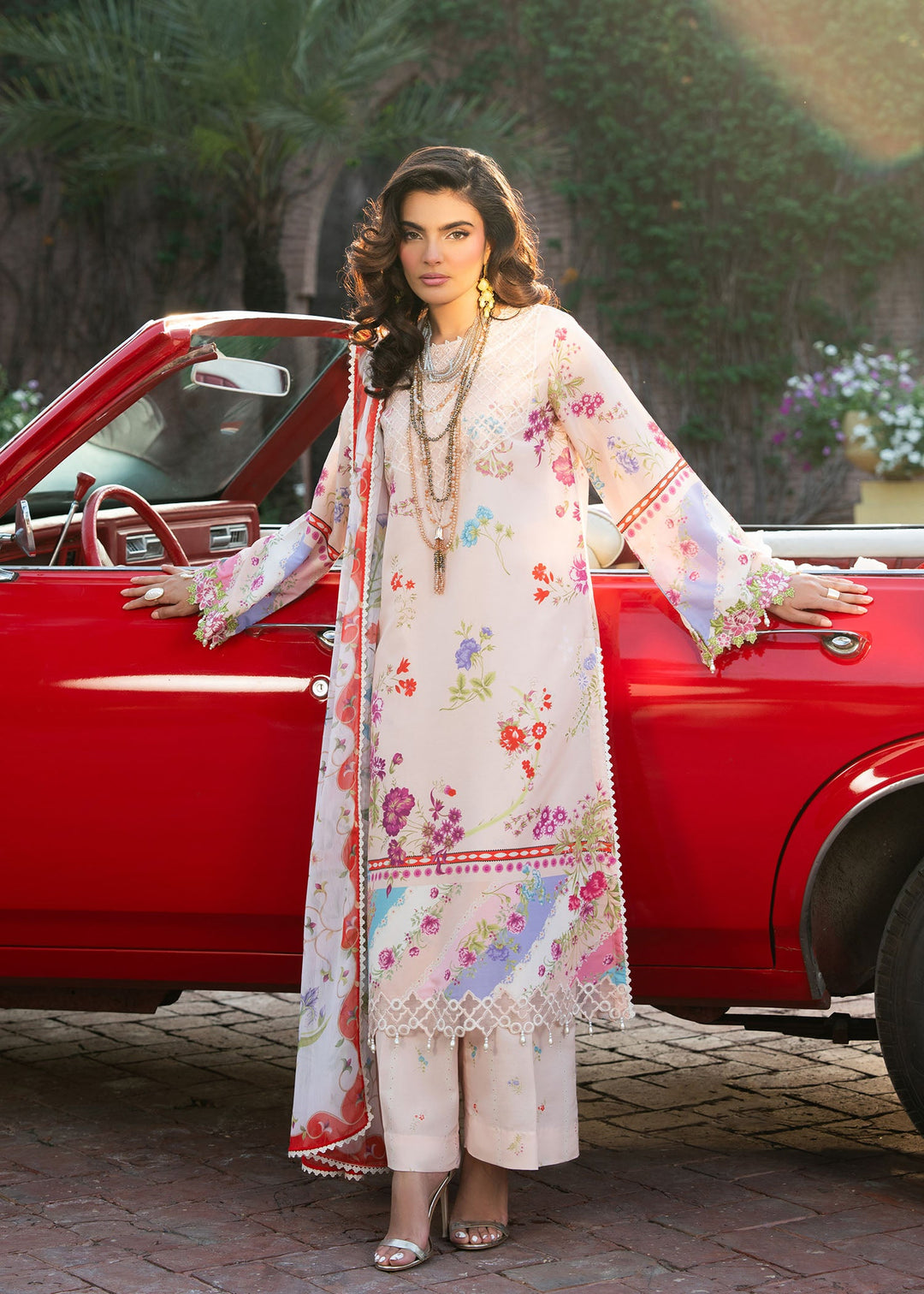 Cocktail Summer Print Lawn