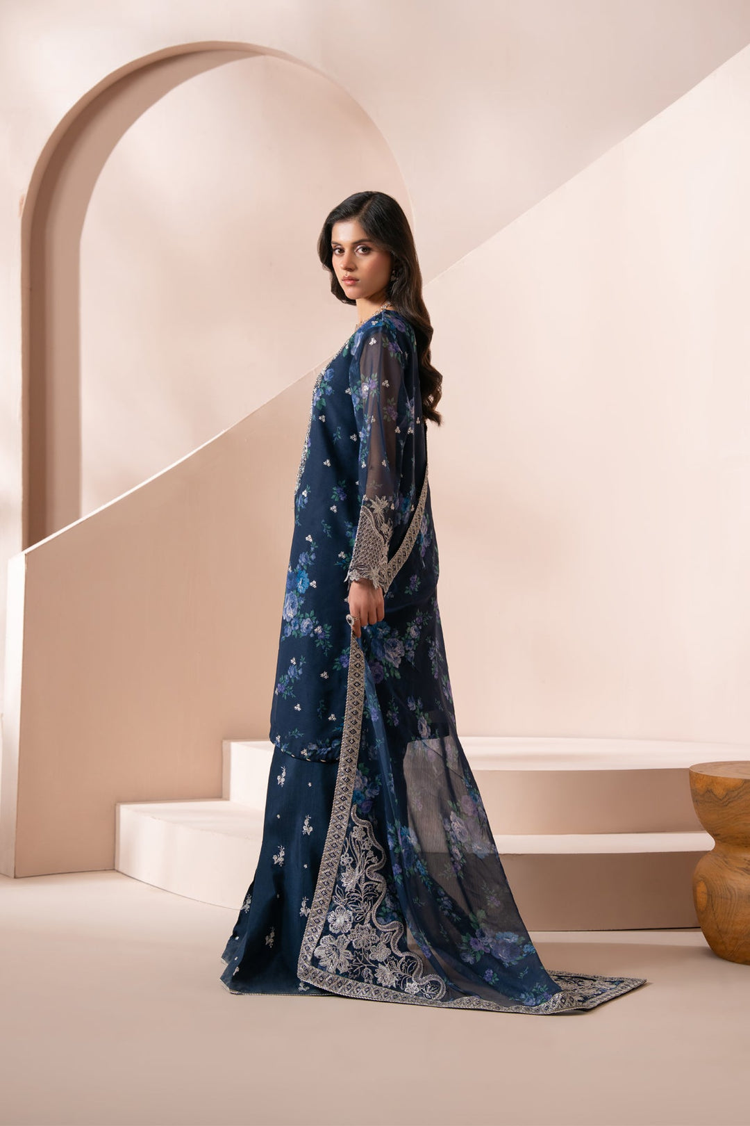 Unstitched Luxury 3 pc