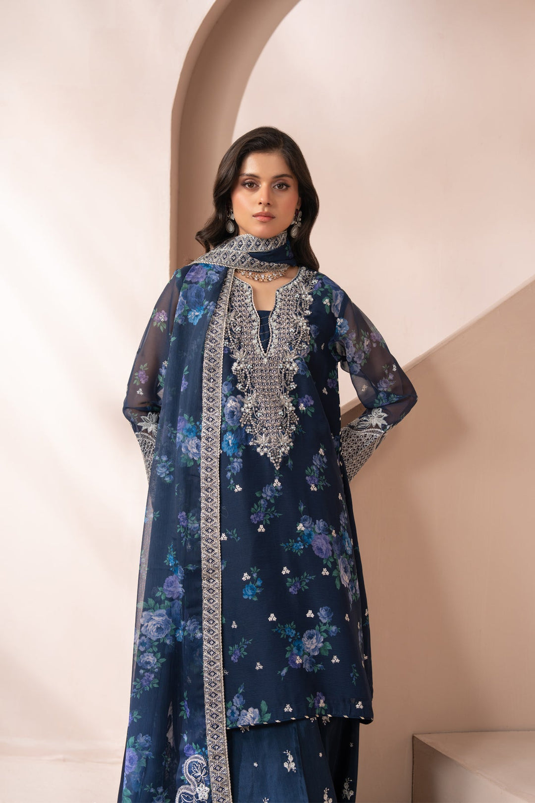 Unstitched Luxury 3 pc