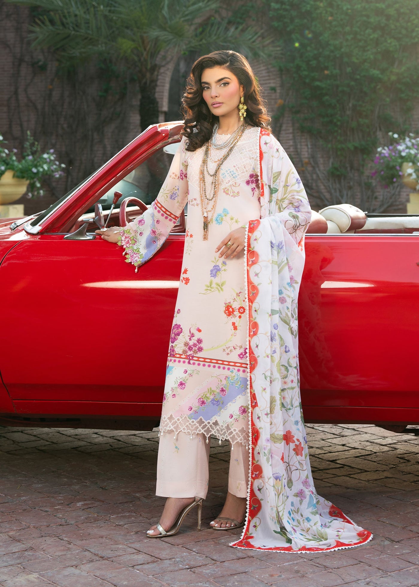 Cocktail Summer Print Lawn