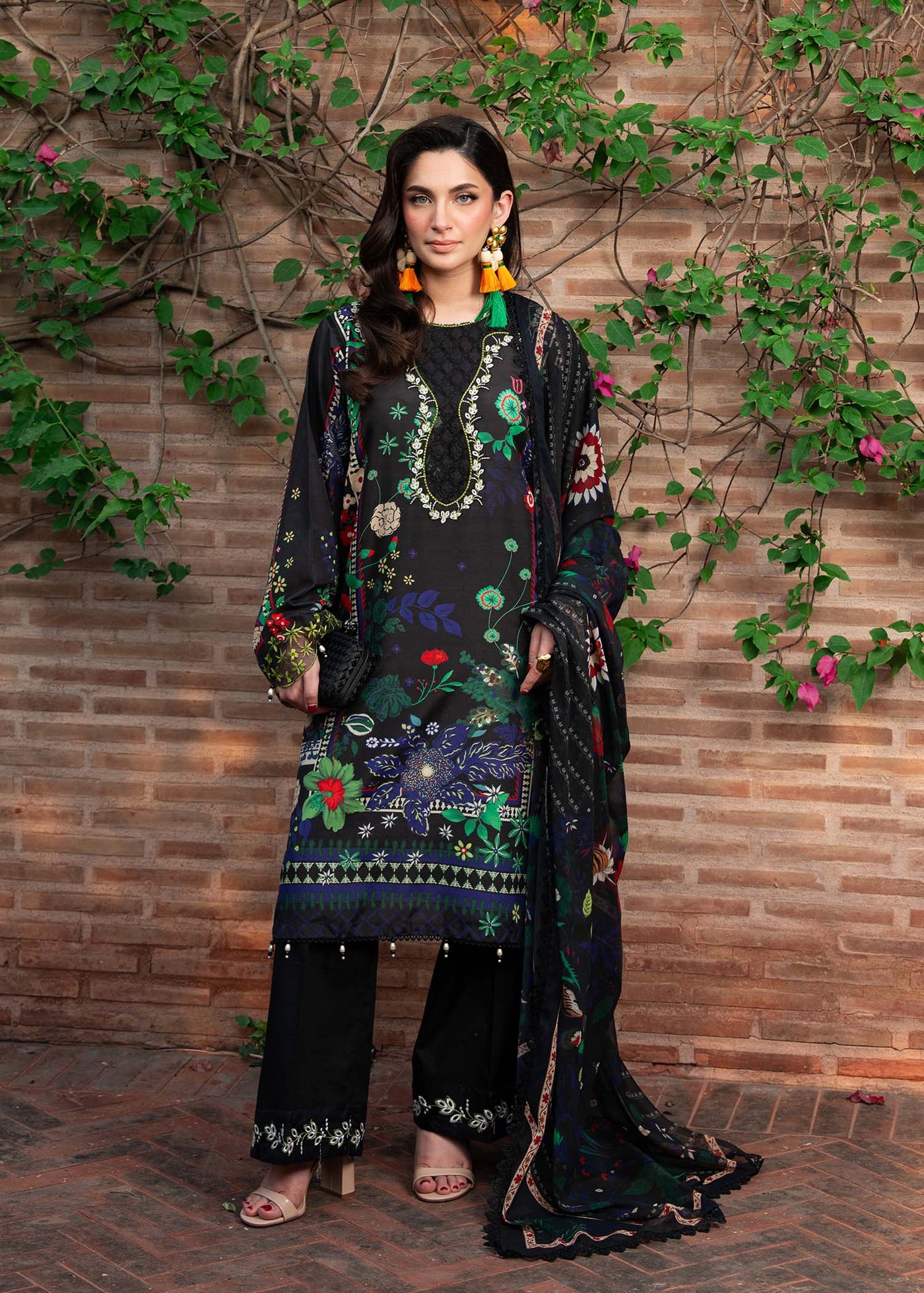 Cocktail Summer Print Lawn