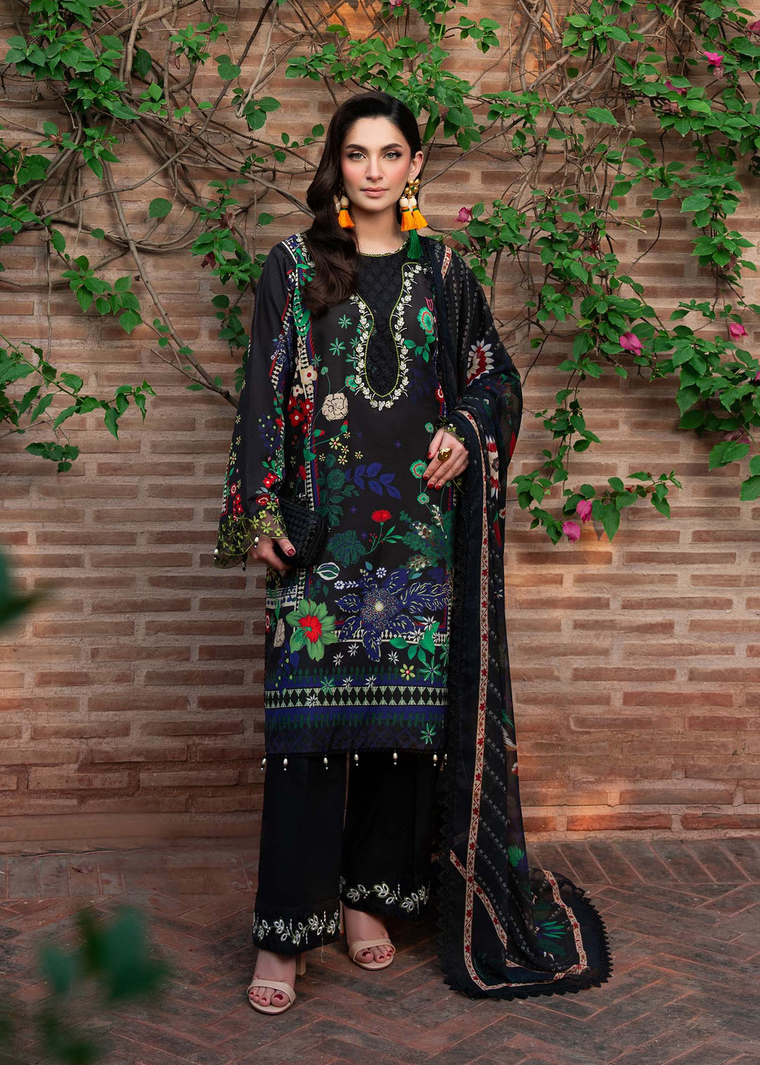 Cocktail Summer Print Lawn