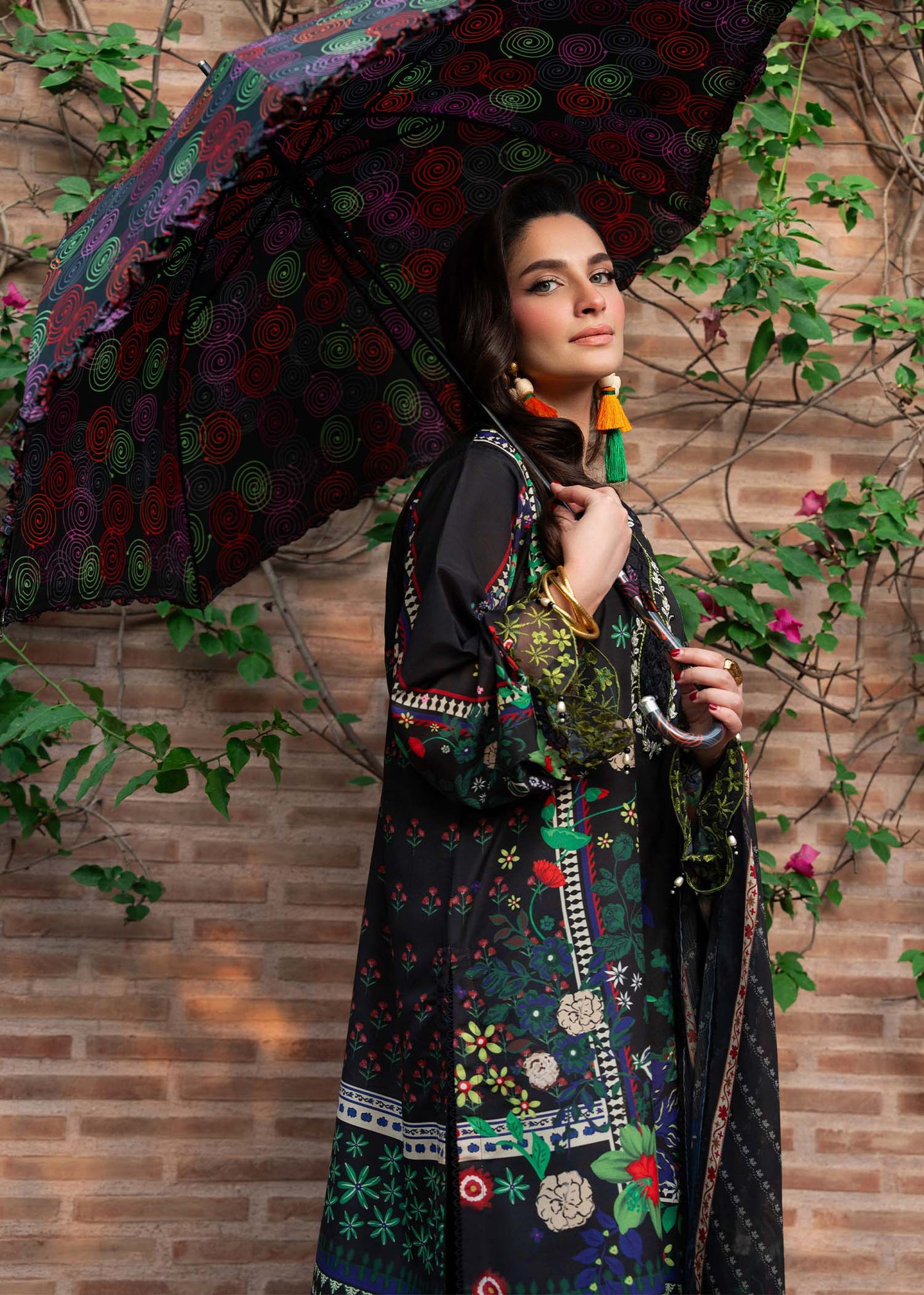Cocktail Summer Print Lawn