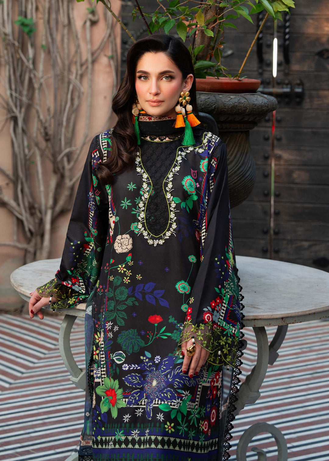 Cocktail Summer Print Lawn