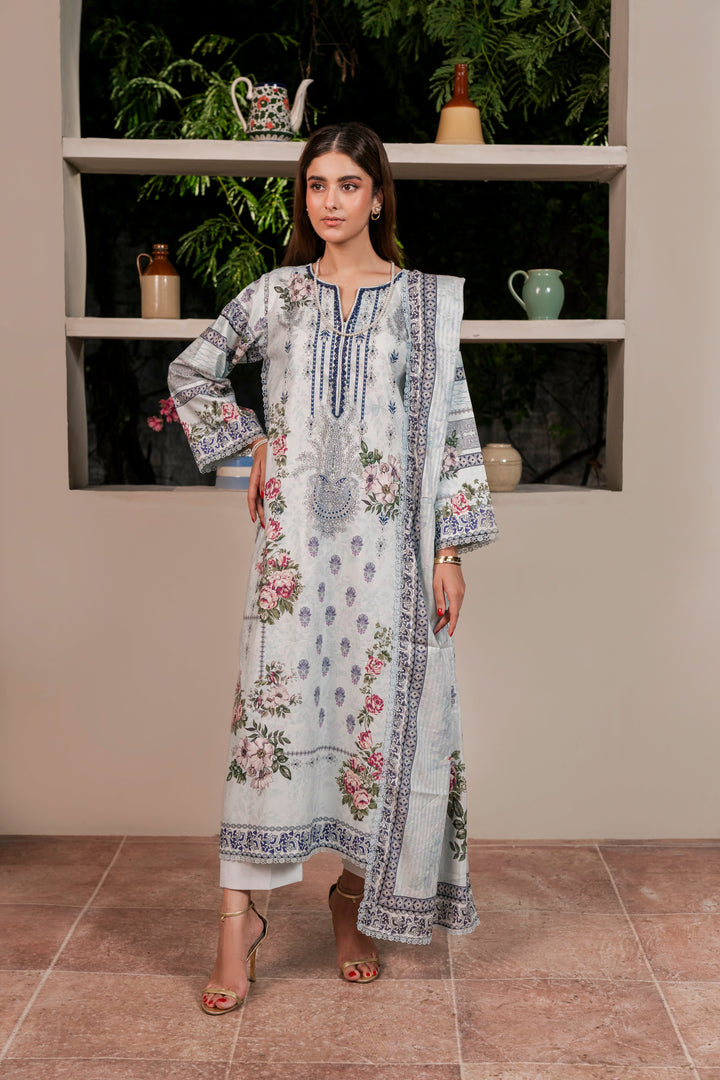 Resham Printed Cambric 3 Pcs