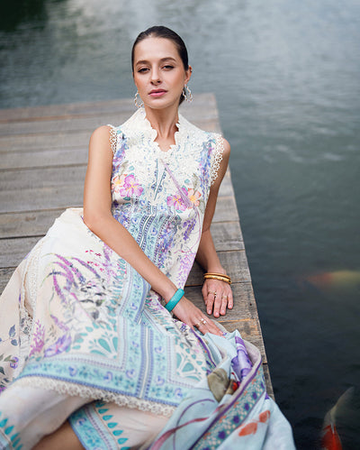 Garden veil Printed Lawn