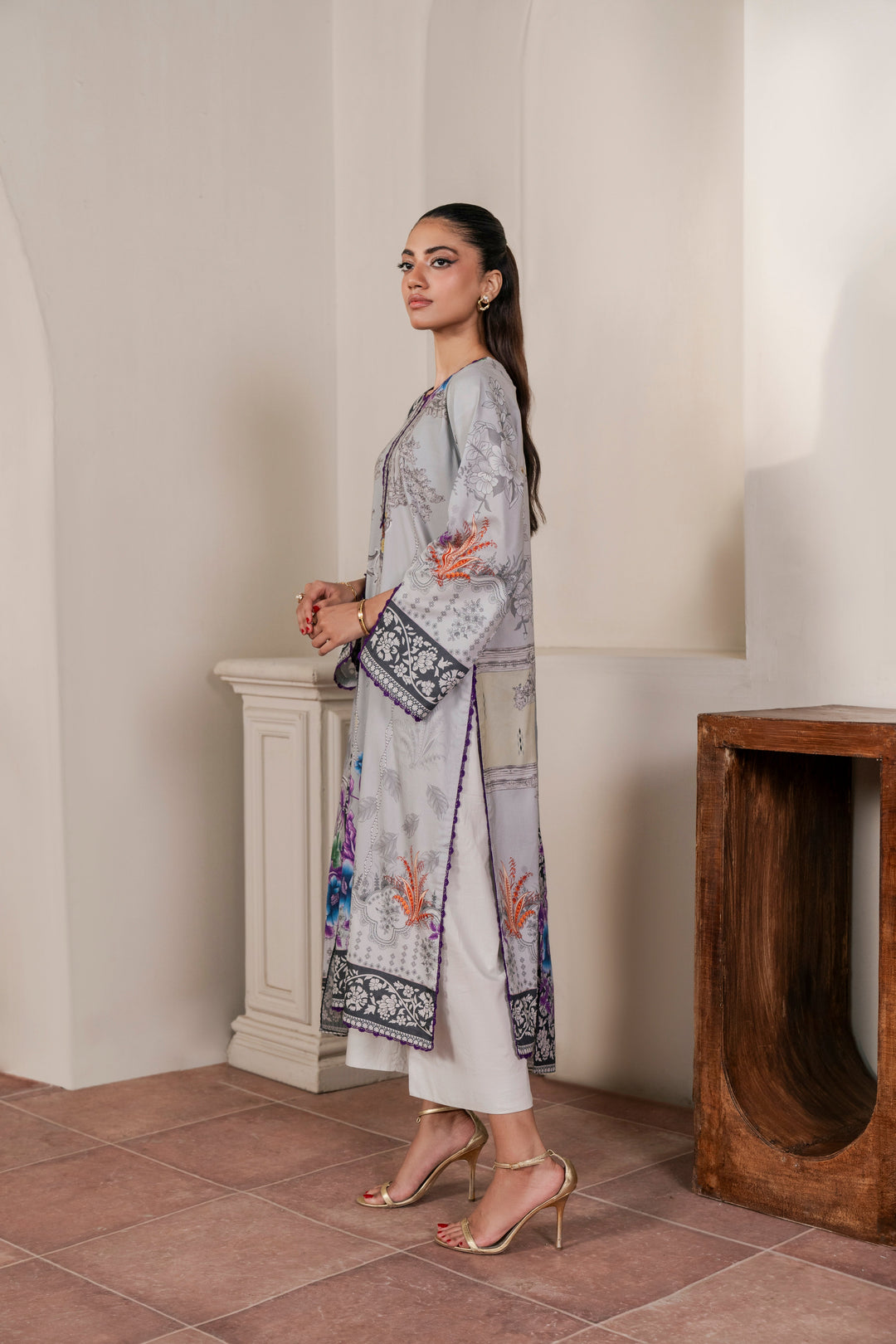 Resham Printed Cambric 3 Pcs
