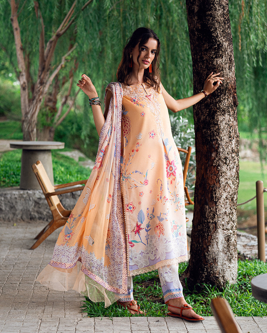 Garden veil Printed Lawn