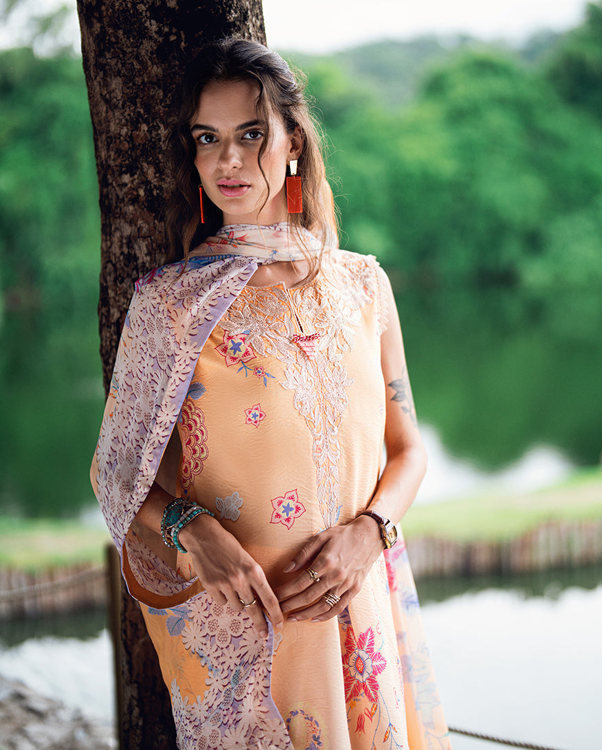 Garden veil Printed Lawn