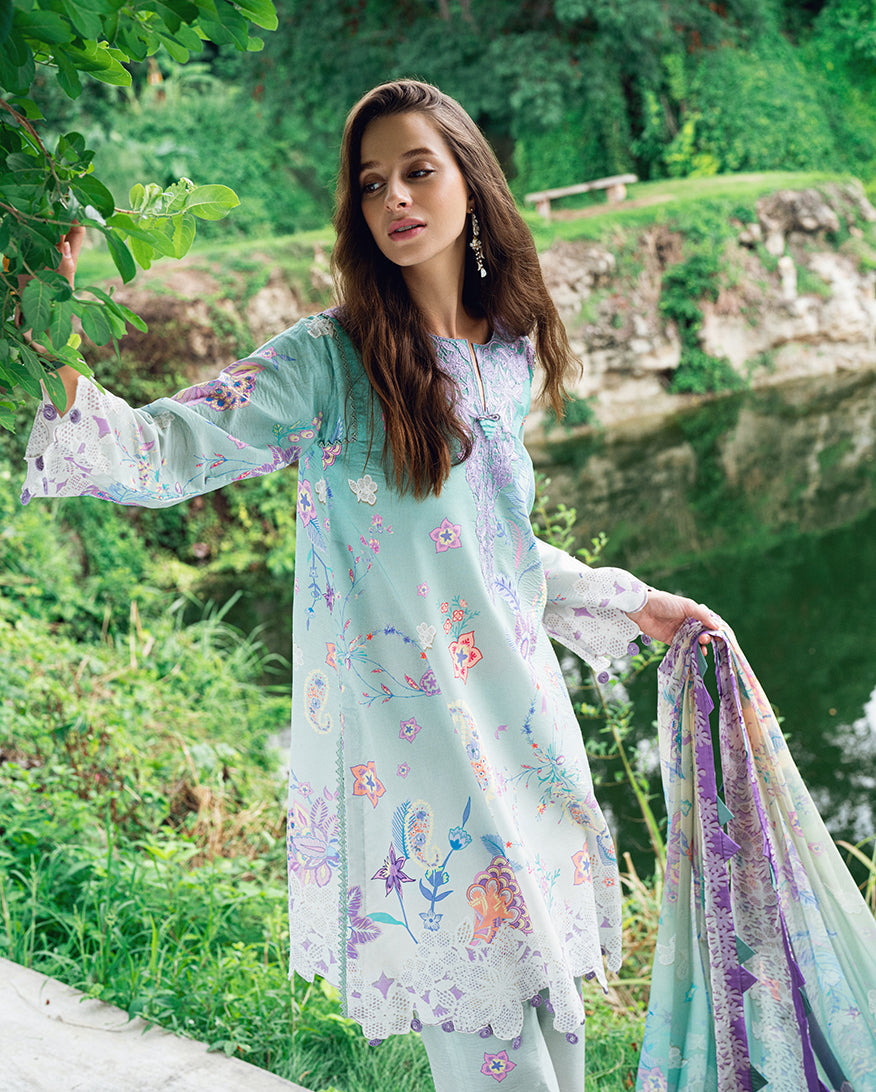Garden veil Printed Lawn
