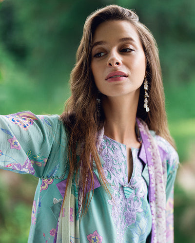Garden veil Printed Lawn