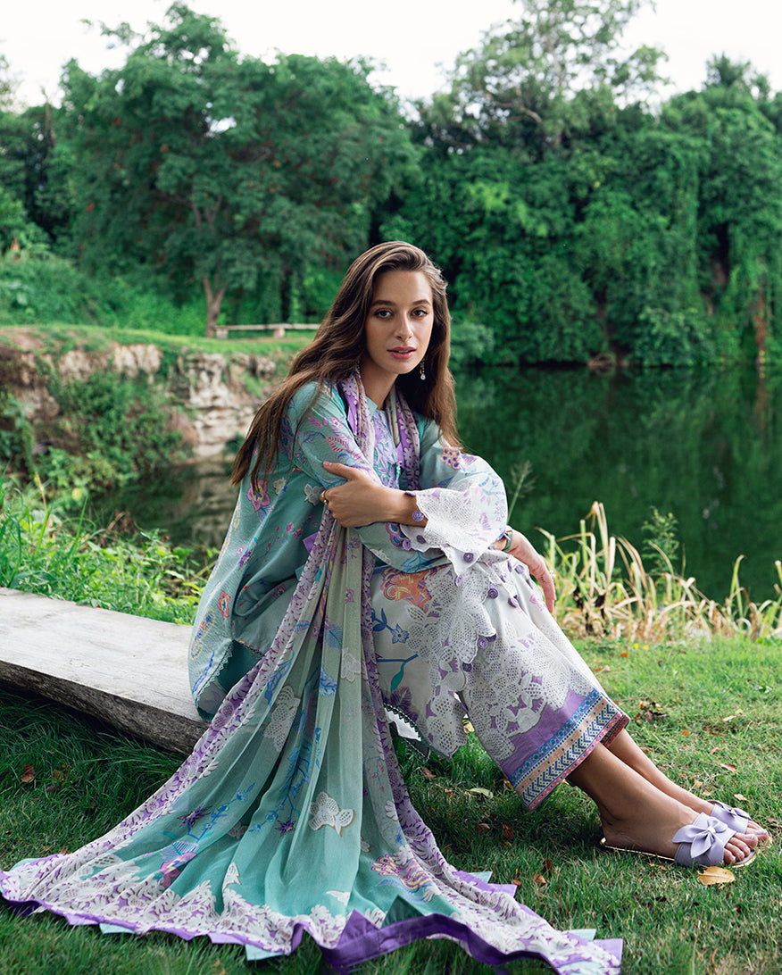 Garden veil Printed Lawn