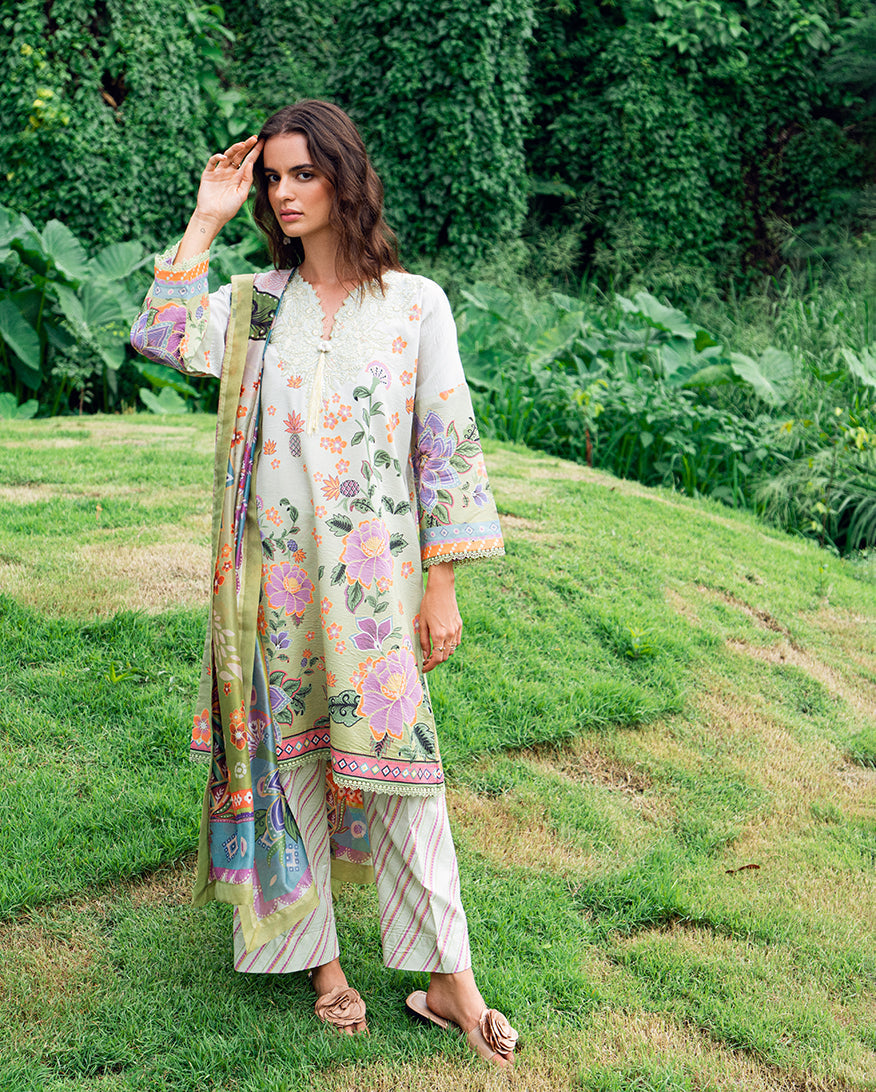 Garden veil Printed Lawn