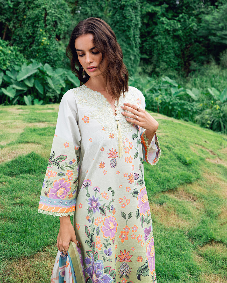Garden veil Printed Lawn
