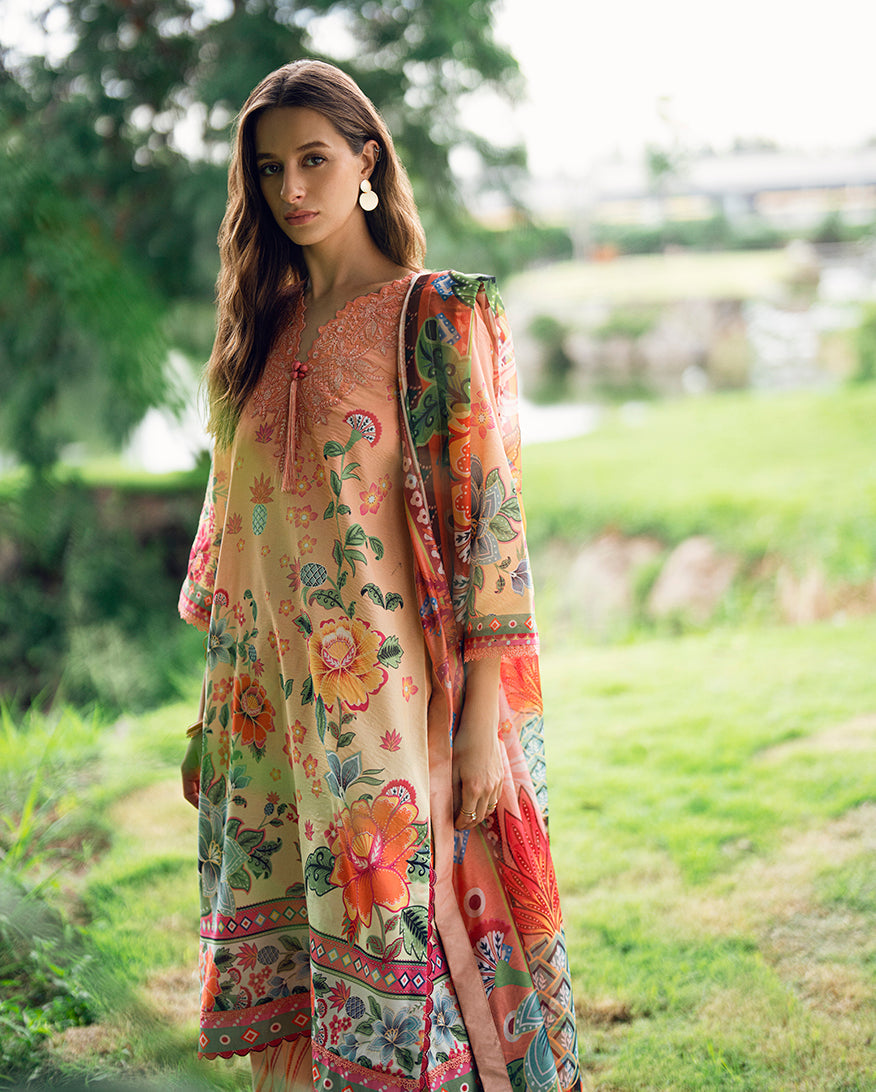 Garden veil Printed Lawn