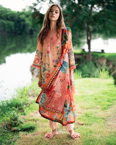 Garden veil Printed Lawn