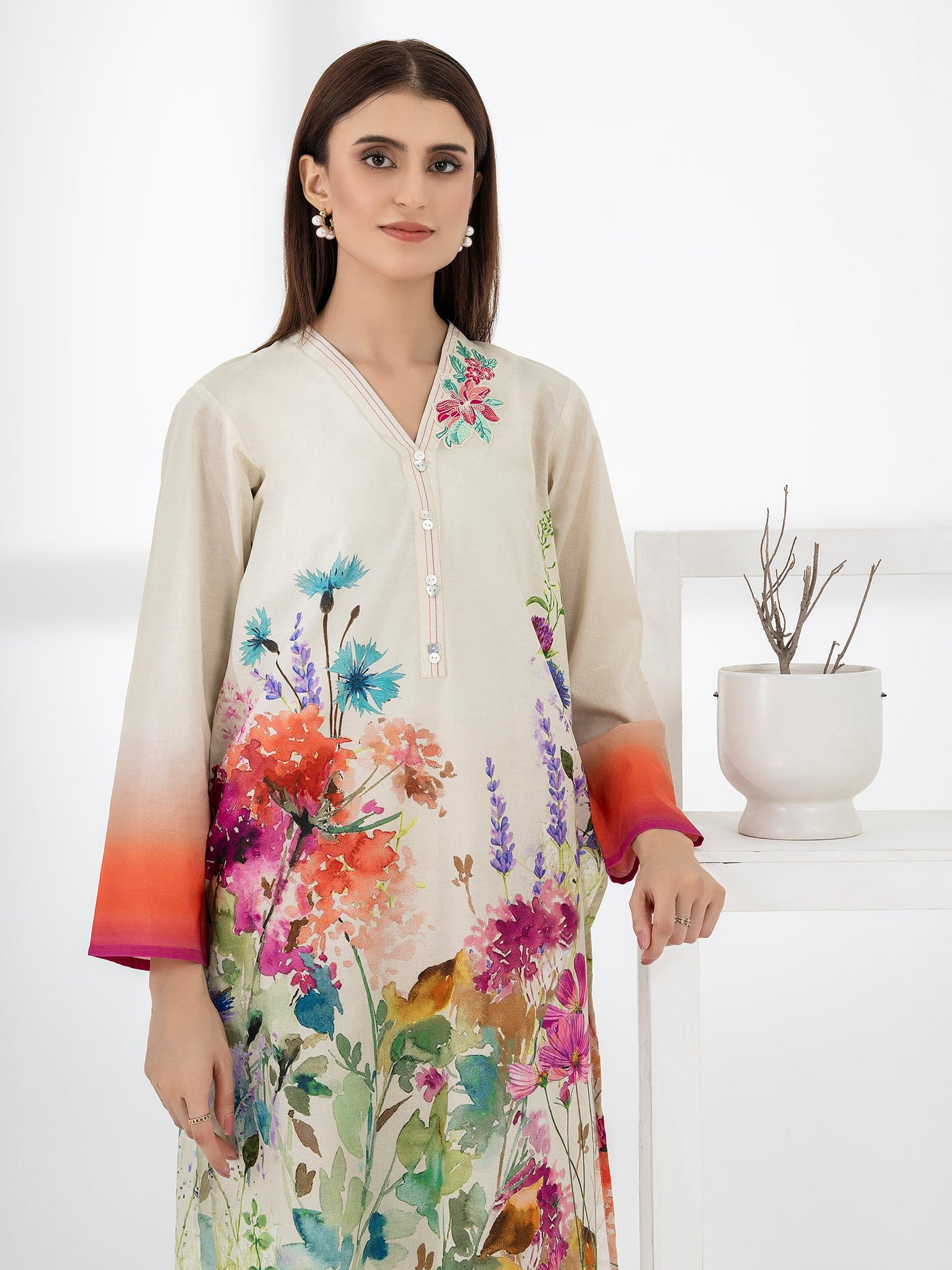 Limelight || Lawn Shirt-Embroidered (Pret) P9776SH