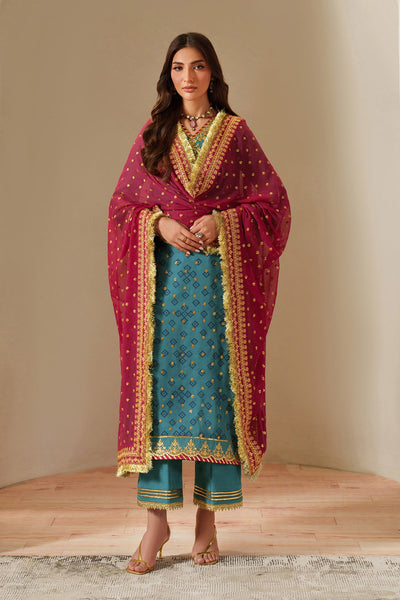 Fleur - Embroidered Printed Chiffon
