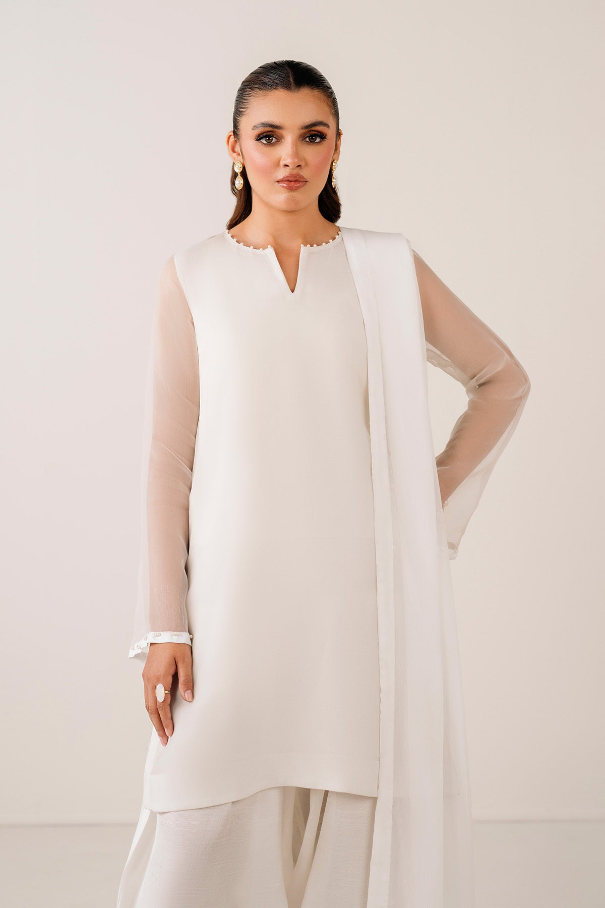 PLAIN CHIFFON DUPATTA 61