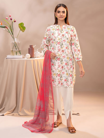 LIMELIGHT UNSTITCHED 3 Piece Printed Lawn Suit-U3577