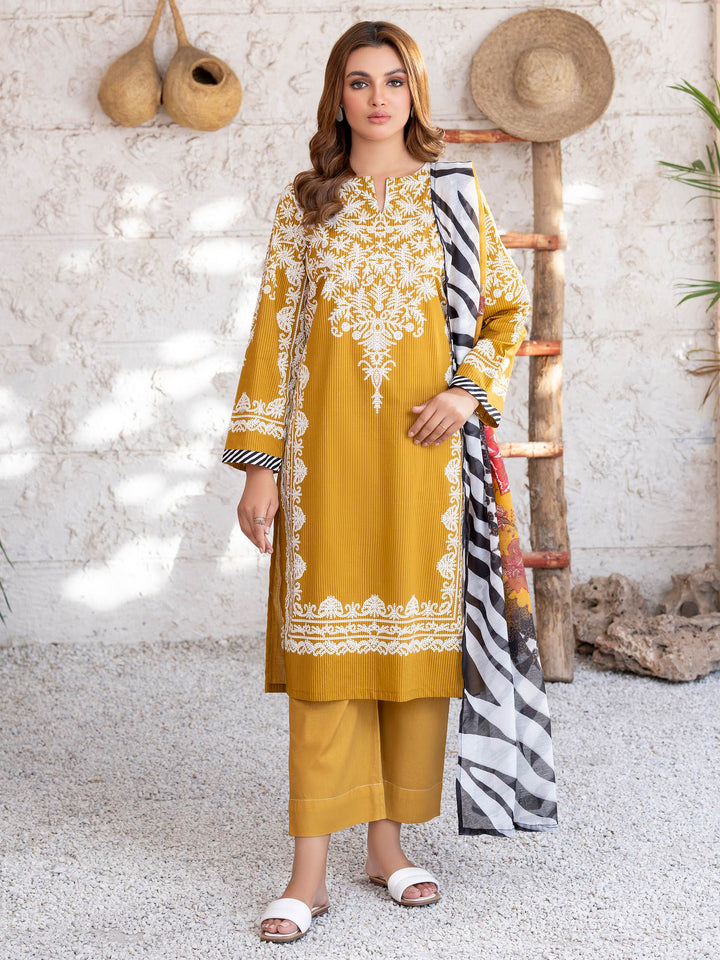 3 Piece Lawn Suit-Paste Print