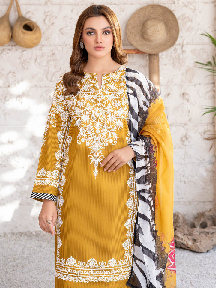 3 Piece Lawn Suit-Paste Print