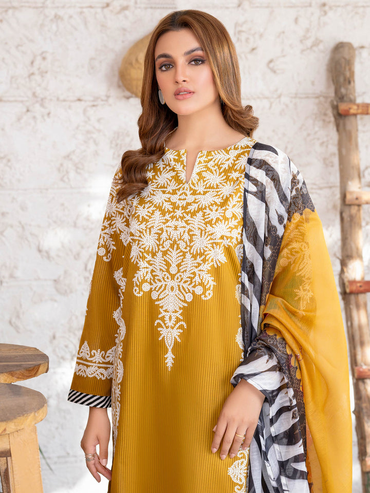 3 Piece Lawn Suit-Paste Print