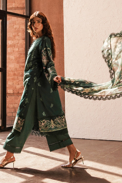 Afrozeh Chikankari Lawn || Viridian